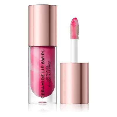 Makeup Revolution Ceramide Swirl hydratační lesk na rty odstín Sweet Soft Pink 4,5 ml