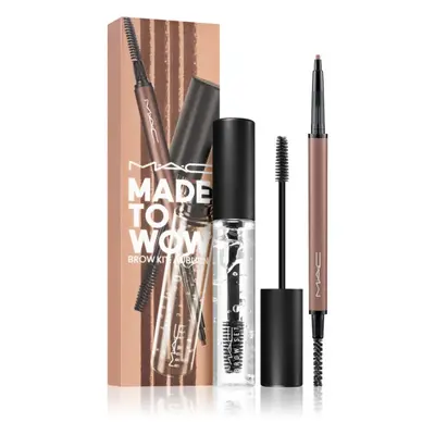 MAC Cosmetics Made To Wow Brow Kit dárková sada na obočí odstín Auburn