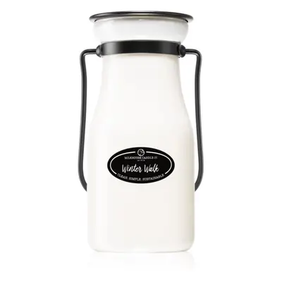 Milkhouse Candle Co. Creamery Winter Walk vonná svíčka Milkbottle 227 g