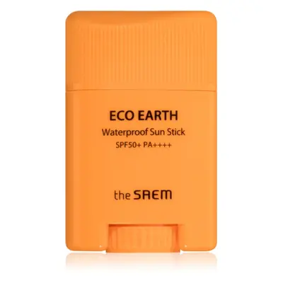 The Saem Eco Earth Waterproof voděodolný opalovací krém na obličej v tyčince SPF 50+ 17 g