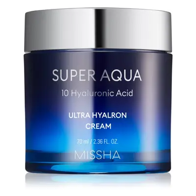 Missha Super Aqua 10 Hyaluronic Acid hydratační pleťový krém 70 ml