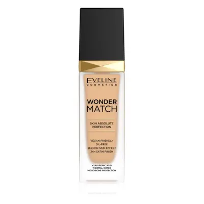 Eveline Cosmetics Wonder Match dlouhotrvající tekutý make-up s kyselinou hyaluronovou odstín 20 