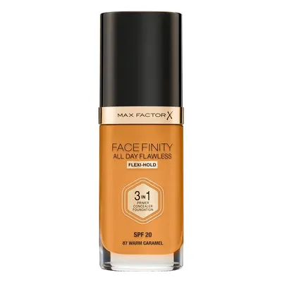 Max Factor Facefinity All Day Flawless dlouhotrvající make-up SPF 20 odstín 87 Warm Caramel 30 m