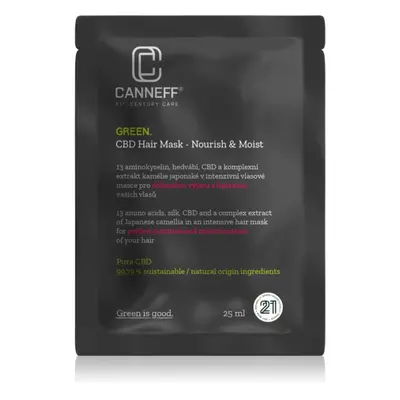 Canneff Green CBD Hair Mask regenerační a hydratační maska na vlasy 25 ml