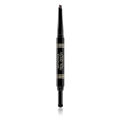 Max Factor Real Brow Fill & Shape tužka na obočí odstín 04 Deep Brown 0.6 g