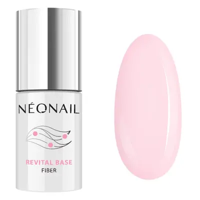 NEONAIL Revital Base Fiber podkladový gel pro modeláž nehtů odstín Rosy Blush 7,2 ml