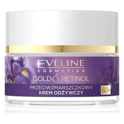 Eveline Cosmetics Gold & Retinol intenzivně vyživující krém proti vráskám 60+ 50 ml