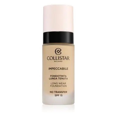 Collistar Impeccabile Long Wear Foundation dlouhotrvající make-up SPF 15 1N Avory 30 ml