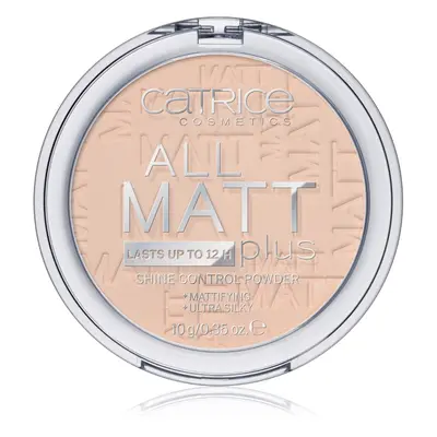 Catrice All Matt Plus matující pudr odstín 010 Transparent 10 g