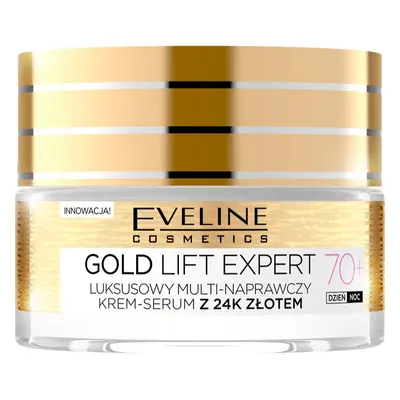 Eveline Cosmetics Gold Lift Expert zpevňující krém se zlatem 70+ 50 ml