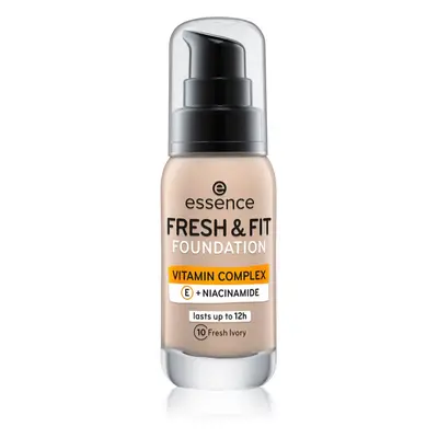 Essence Fresh & Fit tekutý make-up odstín 10 Fresh Ivory 30 ml