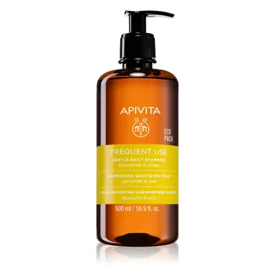 Apivita Frequent Use Gentle Daily Shampoo šampon pro každodenní mytí vlasů s heřmánkem 500 ml