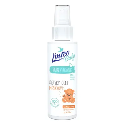 Linteo Pure Organic Baby Oil dětský měsíčkový olej 100 ml