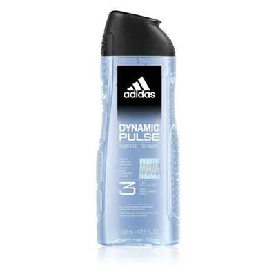 Adidas Dynamic Pulse sprchový gel na obličej, tělo a vlasy 3 v 1 400 ml