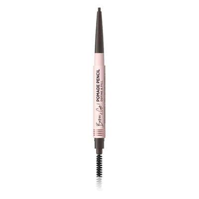 Eveline Cosmetics Brow & Go! voděodolná tužka na obočí s kartáčkem 2 v 1 odstín Dark Brown 4 g