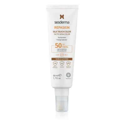 Sesderma Repaskin Silk Touch tónovací ochranný krém SPF 50 50 ml