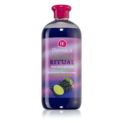 Dermacol Aroma Ritual Grape & Lime antistresová pěna do koupele 500 ml