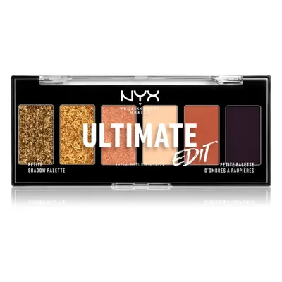 NYX Professional Makeup Ultimate Edit Petite Shadow paletka očních stínů odstín 06 Utopia 6x1.2 