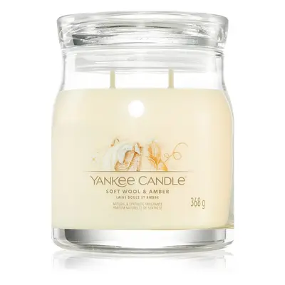 Yankee Candle Soft Wool & Amber vonná svíčka 368 g