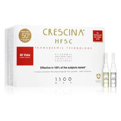 Crescina Transdermic 1300 Re-Growth and Anti-Hair Loss péče pro podporu růstu a proti vypadávání