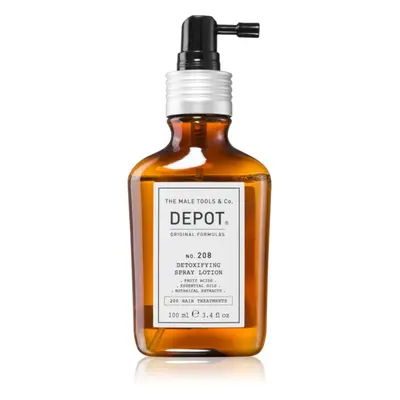 Depot No. 208 Detoxifying Spray Lotion detoxikační kúra pro pokožku hlavy 100 ml