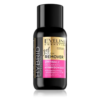 Eveline Cosmetics Hybrid Professional odlakovač na nehty s vitamínem A a E 150 ml