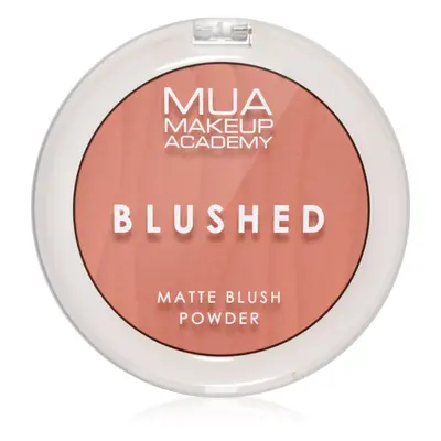 MUA Makeup Academy Blushed Powder Blusher pudrová tvářenka odstín Rose Tea 5 g