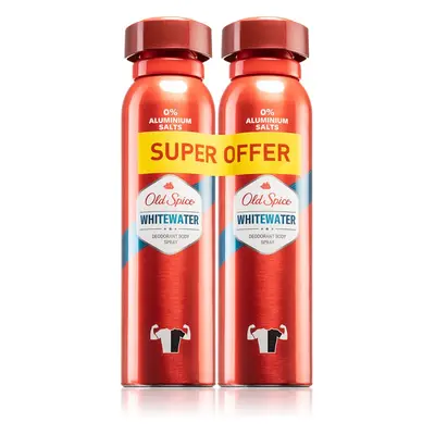 Old Spice Whitewater deodorant ve spreji 2x150 ml