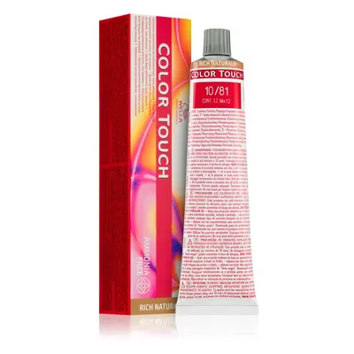 Wella Professionals Color Touch Rich Naturals barva na vlasy odstín 10/81 60 ml