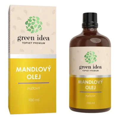 Green Idea Mandlový olej pleťový olej lisovaný za studena 100 ml