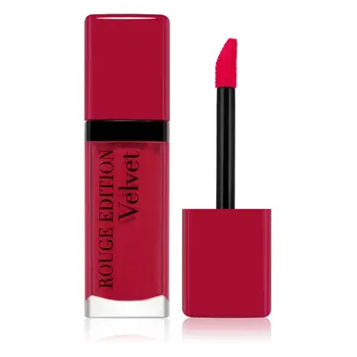 Bourjois Rouge Edition Velvet tekutá rtěnka s matným efektem odstín 05 OLé Flamingo! 7.7 ml