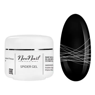 NEONAIL Spider Gel gel na nehty odstín White 5 ml