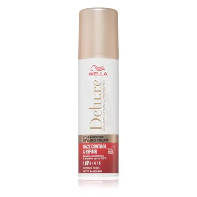 Wella Deluxe Style & Restore stylingový krém pro uhlazení a obnovu poškozených vlasů 100 ml