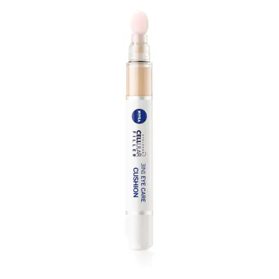 Nivea Hyaluron Cellular Filler tónovací oční krém v houbičce odstín 02 Medium 4 ml