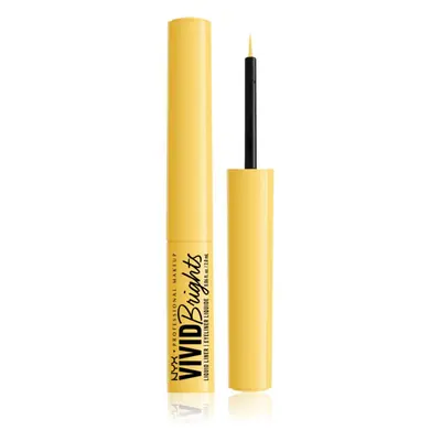 NYX Professional Makeup Vivid Brights tekuté oční linky odstín 03 Had Me At Yellow 2 ml