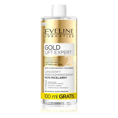 Eveline Cosmetics Gold Lift Expert čisticí micelární voda pro zralou pleť 500 ml