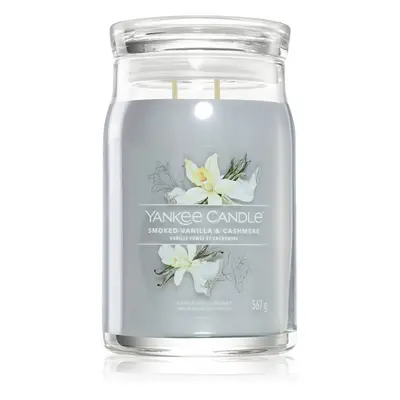 Yankee Candle Smoked Vanilla & Cashmere vonná svíčka Signature 567 g