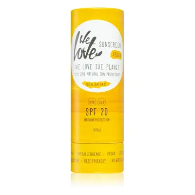 We Love The Planet You Love Natural Sun Protection opalovací krém v tyčince SPF 20 natural 50 g