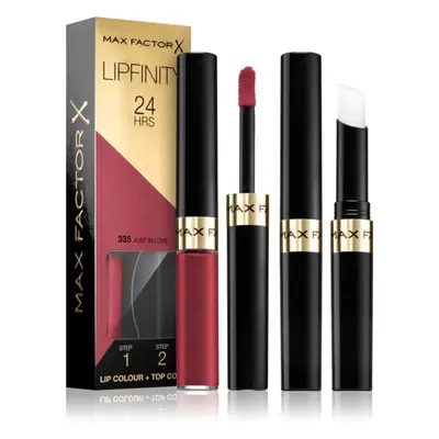 Max Factor Lipfinity Lip Colour dlouhotrvající rtěnka s balzámem odstín 335 Just In Love 4,2 g