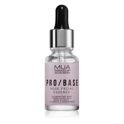 MUA Makeup Academy PRO/BASE Rose rozjasňující podkladová báze pod make-up s výtažkem ze šípkové 