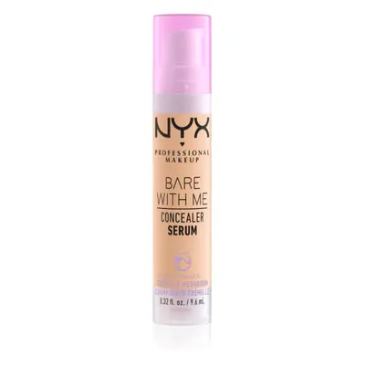 NYX Professional Makeup Bare With Me Concealer Serum hydratační korektor 2 v 1 odstín 04 Beige 9