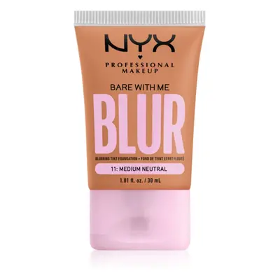 NYX Professional Makeup Bare With Me Blur Tint hydratační make-up odstín 11 Medium Neutral 30 ml