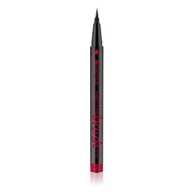 Essence Super Fine Brush Liner linka na oči ve fixu odstín Black 0,7 g