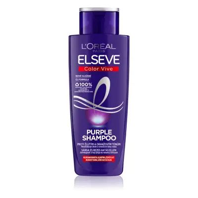 L’Oréal Paris Elseve Color-Vive Purple šampon neutralizující žluté tóny 200 ml