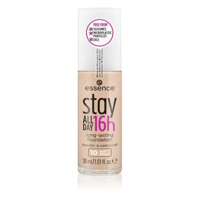 Essence Stay ALL DAY 16h voděodolný make-up odstín 10 Soft Beige 30 ml