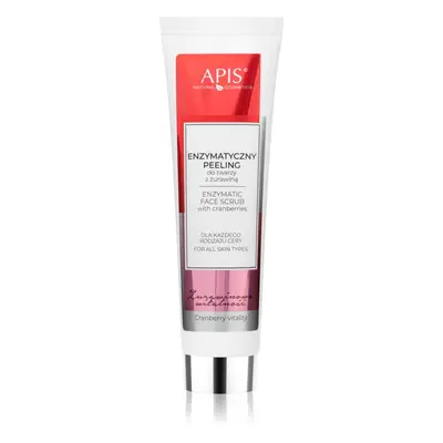 Apis Natural Cosmetics Cranberry Vitality jemný enzymatický peeling 100 ml