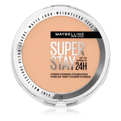 MAYBELLINE NEW YORK SuperStay 24H Hybrid Powder-Foundation kompaktní pudrový make-up pro matný v