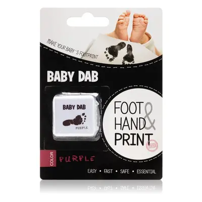 Baby Dab Foot & Hand Print Purple barva na dětské otisky 1 ks