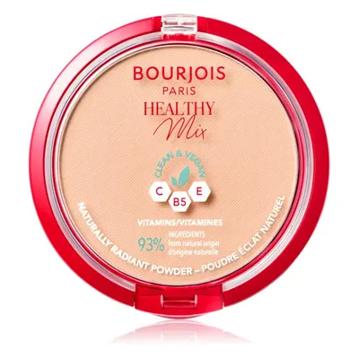 Bourjois Healthy Mix matující pudr pro zářivý vzhled pleti odstín 02 Vanilla 10 g