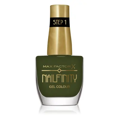 Max Factor Nailfinity Gel Colour gelový lak na nehty bez užití UV/LED lampy odstín 595 Green Roo